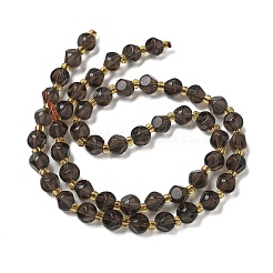 Natürliche Eis Obsidian Perlen Stränge&nbsp;G-K387-A09-01