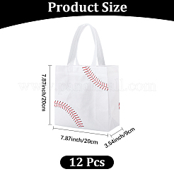 Sacs fourre-tout en tissu non tissé à thème de ballon de sport&nbsp;ABAG-WH20006-52C