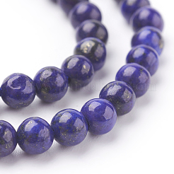 Filo di Perle lapis lazuli naturali &nbsp;X-G-G087-4mm