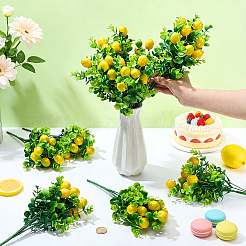 Citron artificiel en plastique et en mousse&nbsp;AJEW-WH0709-472