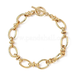 Bracelets à maillons ovales en acier inoxydable 304 pour femmes&nbsp;BJEW-JB12855-01