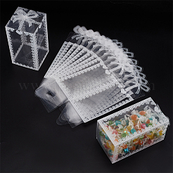 Transparente PVC-Geschenkbox für Süßigkeiten&nbsp;CON-WH0085-58C