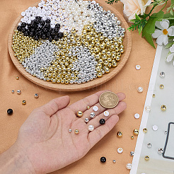 Kit fai da te di perline rotonde e con lettere&nbsp;DIY-SP0006-70