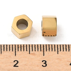 Perlen aus 316 chirurgischem Edelstahl im europäischen Stil&nbsp;STAS-L307-16G