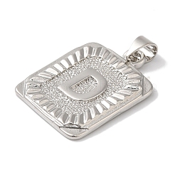 Pendentifs de placage en laiton&nbsp;KK-B092-42P-D