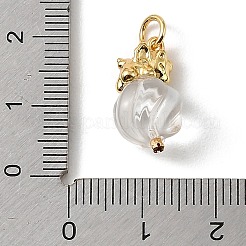 Pendentifs de cristal de quartz naturel&nbsp;KK-D262-05G-02