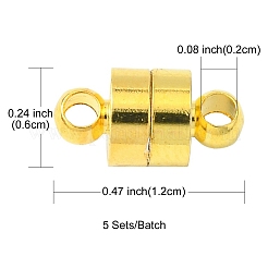 Messing Magnetschließen&nbsp;KK-YW0001-57G