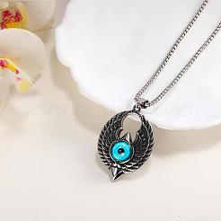 Collar con colgante de ala con mal de ojo&nbsp;JN1116A