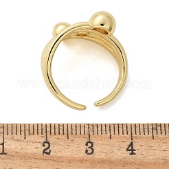 Messing Manschettenringe&nbsp;RJEW-C120-20G