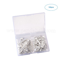 Pendenti in lega di zinco di stile tibetano&nbsp;TIBEP-TA0002-36AS-RS