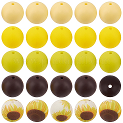 80 Stück 5 Arten Silikonperlen&nbsp;SIL-SC0003-06D