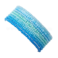 8 Stück Stretch-Armbänder aus Glasperlen für Damen&nbsp;BJEW-MZ00264