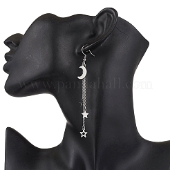 Orecchini pendenti con nappe in acciaio inossidabile 304 per donna&nbsp;EJEW-JE06399-02