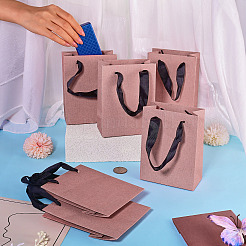 10 borsa regalo in carta con manici in nastro di nylon&nbsp;ABAG-TA0002-31A
