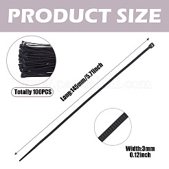 100 pz fascette in nylon&nbsp;TOOL-TA0001-14E-03