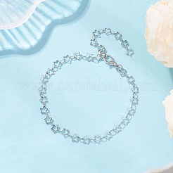 Messing-Armbänder mit Sterngliederkette&nbsp;BJEW-JB12643