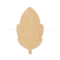 100 etichetta regalo in carta kraft bianca&nbsp;CDIS-B001-05