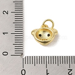 Messing micro pave klare zirkonia anhänger&nbsp;KK-R162-004G-G