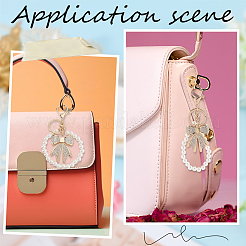 1 juego de cadenas decorativas para bolsos con cuentas de perlas de resina&nbsp;AJEW-CL0006-06