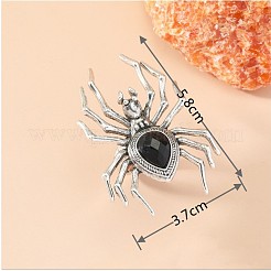 Legierung Strass Fingerringe&nbsp;WG1192C-01