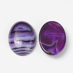 Agata a strisce naturali / cabochon a agata fasciati&nbsp;X-G-R415-13x18-11