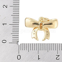 Anhänger aus Messing mit Gestellbeschichtung aus klarem Kubisch Zirkonia&nbsp;LS-KK-Z060-06G-02