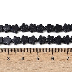 Sintetici blu Goldstone fili di perline&nbsp;G-B138-C14-01