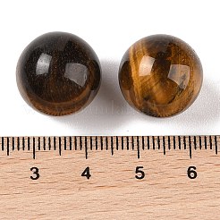 Natürliche Tigerauge-Kugelperlen ohne Loch&nbsp;G-K353-04D-04