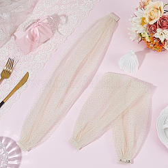 Armstulpen aus Polyester für die Hochzeit der Braut&nbsp;AJEW-WH0766-26