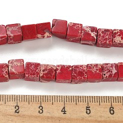 Fili di perle di diaspro imperiale naturale&nbsp;G-I248-02-04