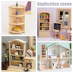 Décorations d'affichage en bois&nbsp;DIY-WH0308-928