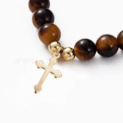 Bracelets de perles tressées réglables&nbsp;BJEW-JB04899