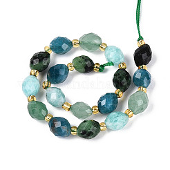 Colliers de perles en rubis naturel&nbsp;G-N358-04A-06