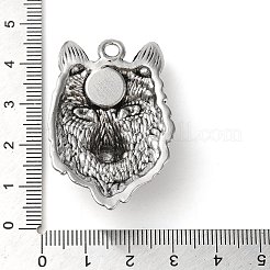 Legierung mit Glasanhängern&nbsp;FIND-G067-04AS