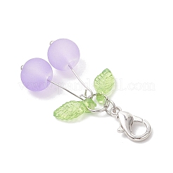 Decorazioni pendenti in vetro di ciliegio&nbsp;HJEW-JM03559-01