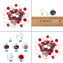 DIY Weihnachtsstil Ohrring machen Kits&nbsp;DIY-TA0008-88