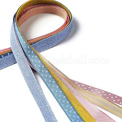 18 Yard 6-Farben-Polyesterband&nbsp;SRIB-C001-B08
