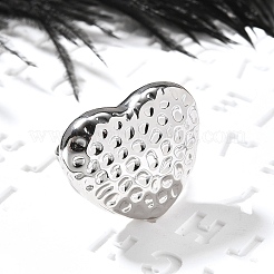 Verstellbarer Fingerring aus 304 Edelstahl&nbsp;RJEW-H244-05P