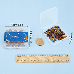 Fili di perline di occhio di tigre naturale&nbsp;G-SC0002-09B