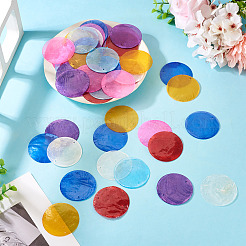 70 Stück 7 Farben natürliche Capiz Muschelglieder&nbsp;BSHE-TA0001-22