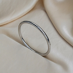 Schlichte Armreifen aus 304 Edelstahl für Damen&nbsp;KG5497
