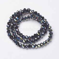 Fili di perline di vetro opaco placca&nbsp;LS-EGLA-A034-P6mm-S02