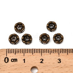 Messing Strass Zwischen perlen&nbsp;RB-A014-L6mm-01AB-NF