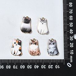 30 pz 5 stili in lega di ciondoli in smalto&nbsp;ENAM-CJ0004-47