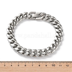 Bracelets à maillons cubains en acier inoxydable 304 pour hommes&nbsp;BJEW-Z081-01P-04
