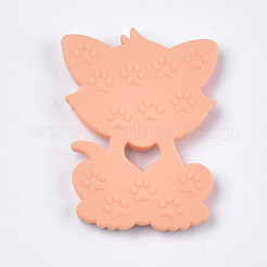 Cabochon di gattino in silicone ecologico per uso alimentare&nbsp;SIL-T052-08F