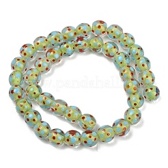 Brins de perles de mot lamword faits à la main&nbsp;LAMP-P069-01A-08