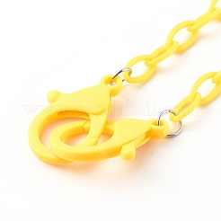 13 stücke 13 farben personalisierte abs kunststoff kabelkette halsketten&nbsp;NJEW-JN03483