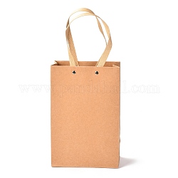 Sacchetti di carta rettangolari, con manici in nylon, per sacchetti regalo e shopping bag, Perù, 16x0.4x24cm