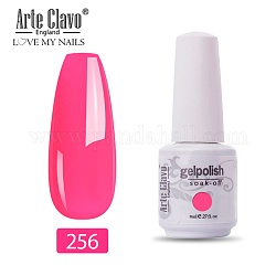 Gel per unghie speciale da 8 ml, per la stampa di timbri artistici, kit di base per manicure con vernice, rosa intenso, bottiglia: 25x66mm